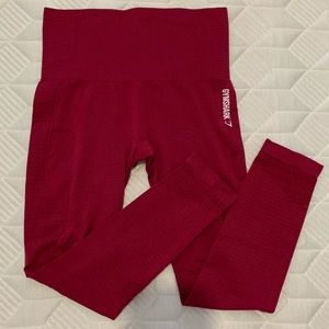 Gymshark Beet Red Seamless size Medium